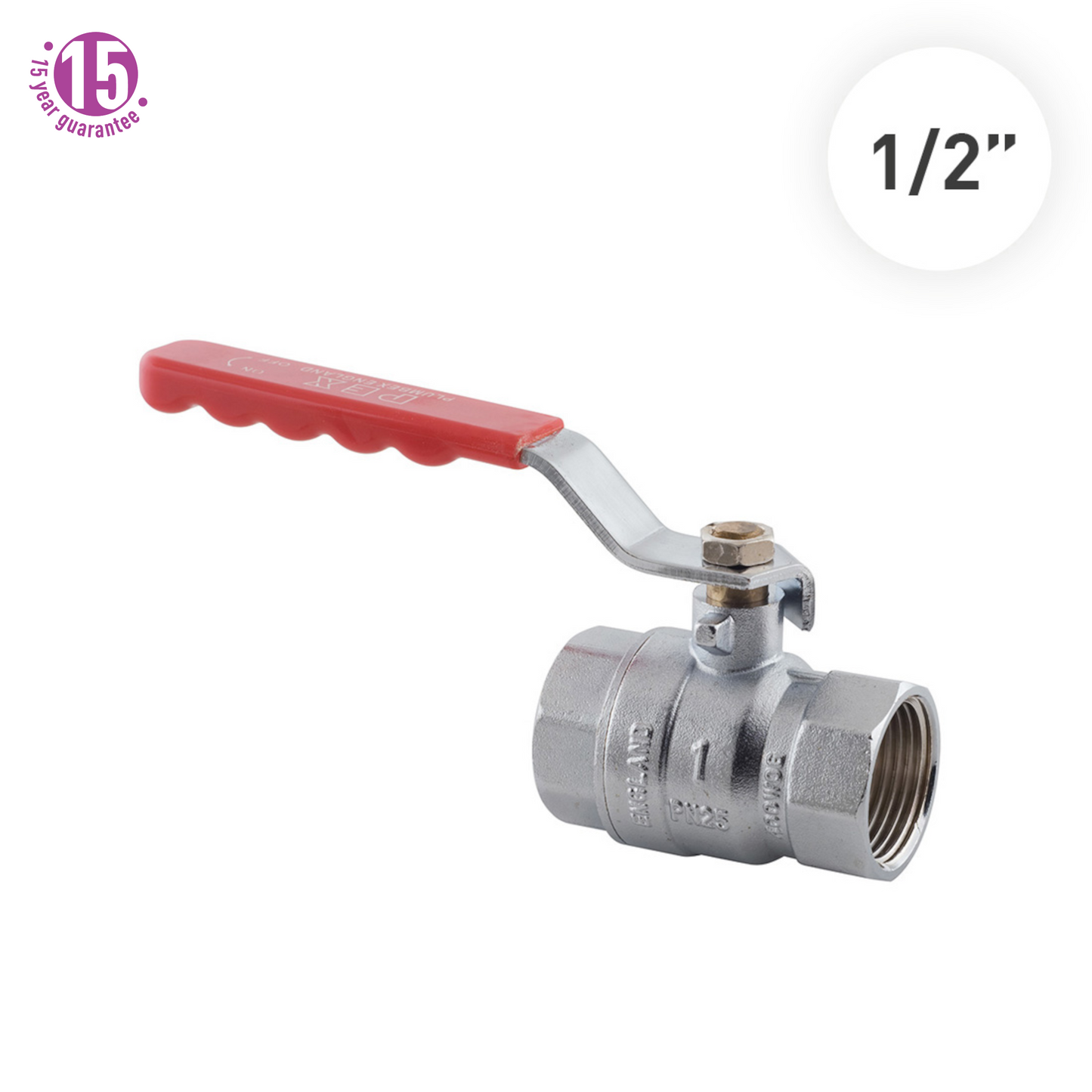PEX-600-1/2 15mm Lever Arm Ball Valve