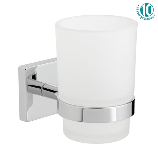 Vado Bokx Frosted Glass Tumbler and Holder