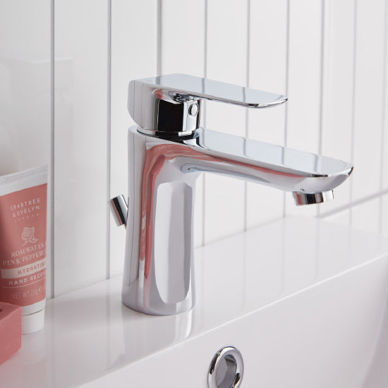 Vala Mono Basin Mixer + Pop-Up Waste